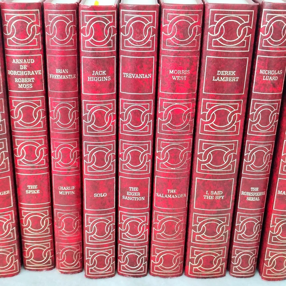 Heron Books Lot Of 13 Classic Literature Collection Red Hardback Decorative VTG